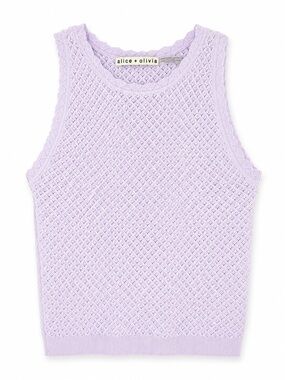 Alice+Olivia Lavender Knit Tank Size XS
